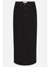 FRAME Solid Black Column Skirt in Sutro Size 28 - photo 5