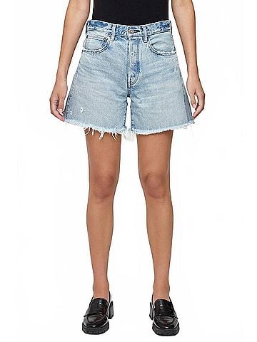 MOUSSY Nolita Shorts in Light Blue (view 2)