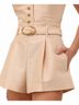 Zimmermann Solid Brown Illuminate Tailored Short in Macadamia Size 2 - photo 3