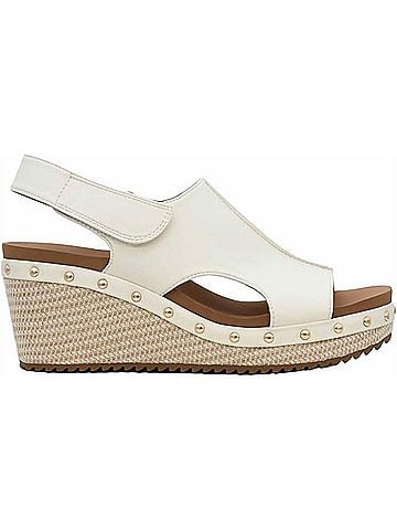 Corkys Women For Keeps Wedge Sandal in White (view 1)