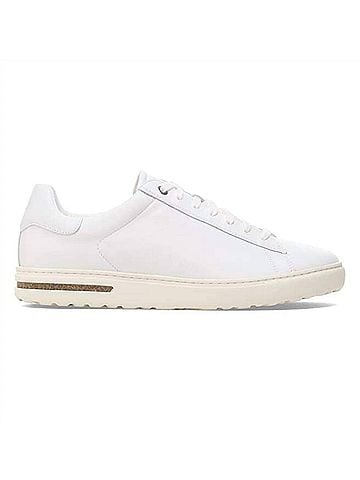 Birkenstock Women's Bend Low Natural Leather Shoe - Regular in White (view 1)
