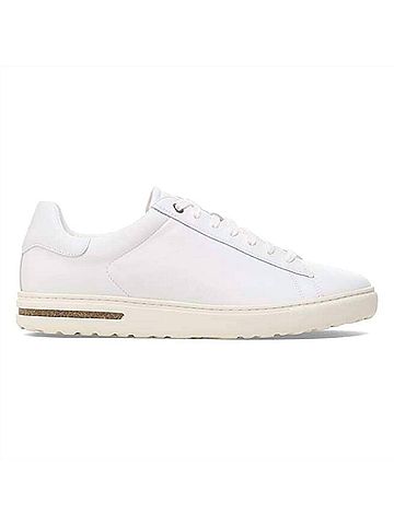 Birkenstock Women's Bend Low Natural Leather Shoe - Regular in White (view 1)