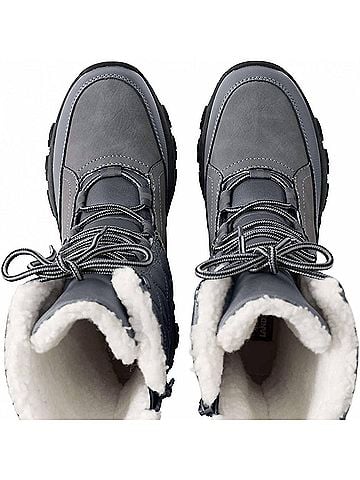 Lands' End Women's Squall Winter Boots in Thermolite Gray (view 2)