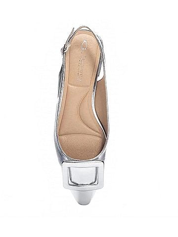 Chinese Laundry Women Sweetie Slingback Shoe in Silver Metallic (view 2)