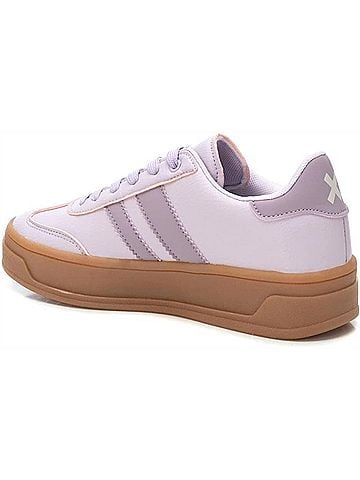 XTI Women's Lace Up Sneakers in Lilac (view 2)