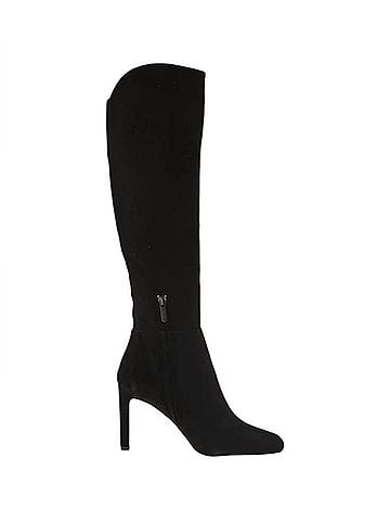 Sam Edelman Women's Shauna Knee High Boots in Black Suede (view 1)