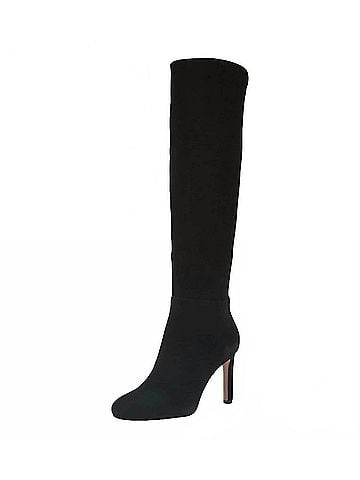 Sam Edelman Women's Shauna Knee High Boots in Black Suede (view 2)