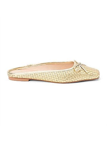 Matisse Women's Remy Slip On Mule in Gold Weave (view 1)
