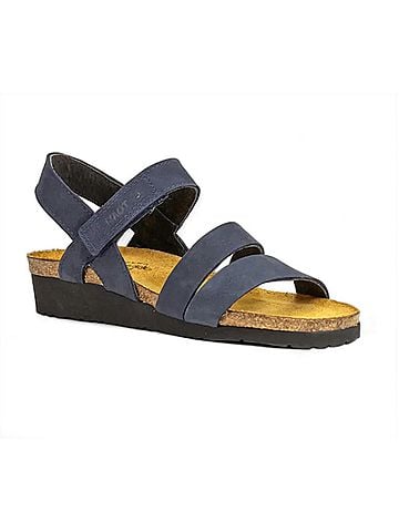 Naot Women's Kayla Sandal in Navy Velvet Nubuck (view 2)