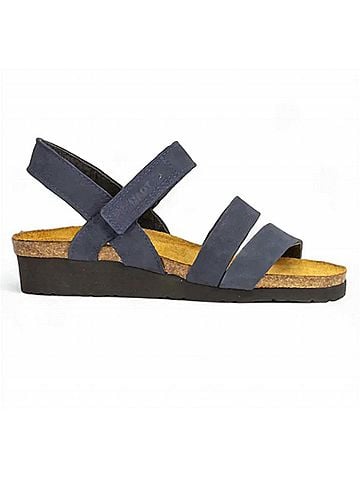 Naot Women's Kayla Sandal in Navy Velvet Nubuck (view 1)