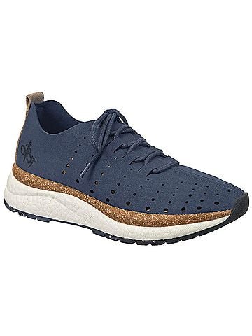 otBt Women's Alstead Sneaker in Navy (view 1)