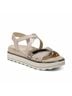 Vionic Brown Women's Kellyn Sandal in Met Linen Size 7 - photo 1