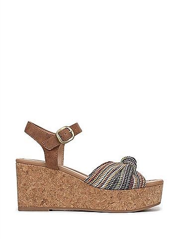 Blowfish Women's Adore Wedge Sandal in Beige (view 1)