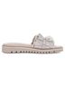Ara Solid Silver Women's Keyes Sandals in Platinum Size EU 37 - photo 1
