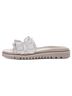 Ara Solid Silver Women's Keyes Sandals in Platinum Size EU 41 - photo 2