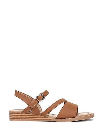 Blowfish Women's Arrow Strappy Sandal in Brown (view 1)