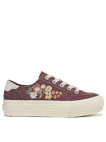Blowfish Women's Sadie-Sun Platform Sneaker Shoe in Deep Red (view 1)