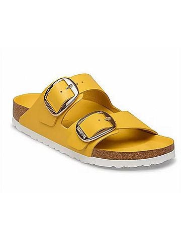 Birkenstock Women's Arizona Big Buckle Sandals in High Shine Ochre (view 1)