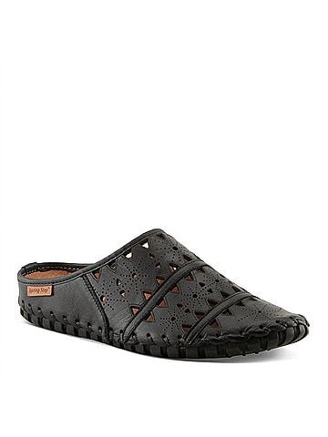 Spring Step Women's Fusalide Slip-On Clog Shoe in Black (view 1)