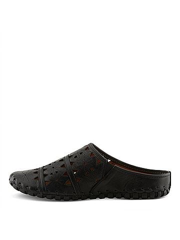 Spring Step Women's Fusalide Slip-On Clog Shoe in Black (view 2)