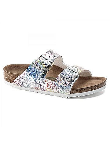 Birkenstock Kid's Arizona Flat Sandals in Holo (view 1)