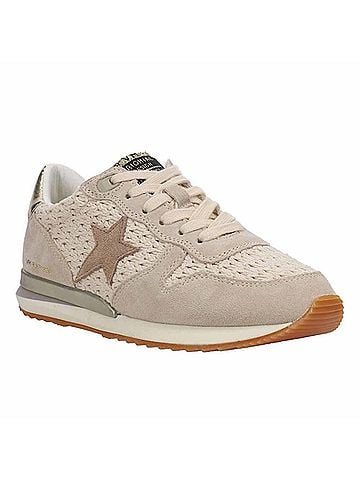 Vintage Havana Women's Rock 11 Crochet Sneaker in Taupe (view 1)