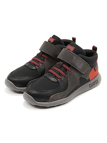 Camper Boy's Driftie Ankle Sneakers in Red (view 2)
