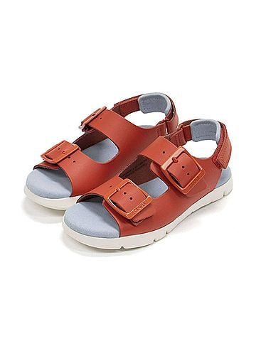 Camper Kid's Oruga Sandal in Red (view 2)