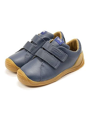 Camper Kid's Dadda Leather Sneakers in Blue (view 2)