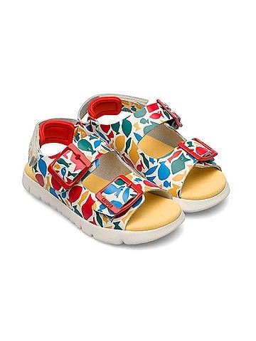 Camper Girl's Oruga Sandal in Multicolor (view 2)