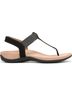 Vionic Black Women's Brea Ankle Strap Sandals in Black Size 9 1/2 - photo 1