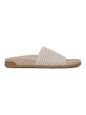 Vionic Women's Evie Knit Sandals in Cream (view 1)