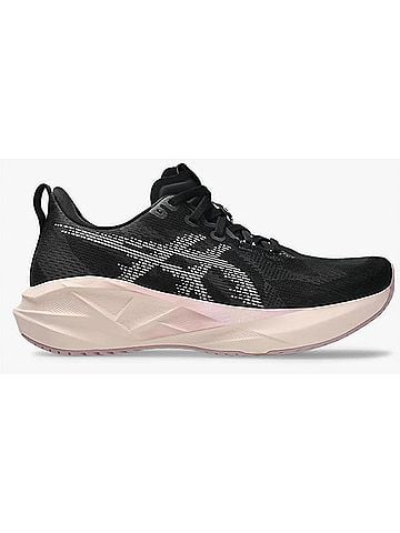 Asics Women's Novablast 5 Running Shoes in Black/Pearl Pink (view 1)