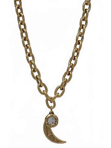 Bracha Moon Glow Necklace in Gold (view 1)