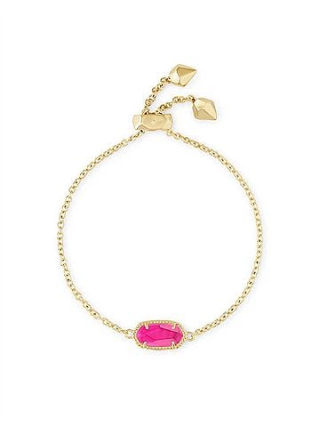 Kendra Scott Women's Elaina Adjustable Chain Bracelet in Azalea Illusion (view 1)