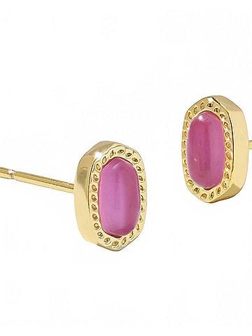 Kendra Scott Women's Mini Ellie Stud Earrings in Azalea Illusion (view 2)