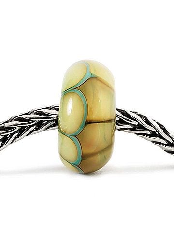 Trollbeads Women's Pumpkin Glass Bead Charm in Yellow (view 2)