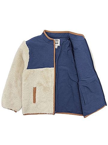 Feather 4 Arrow Kid's Zion Sherpa Jacket in Khaki (view 2)