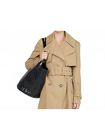 Freya Women's Flow Woven Large Tote in Black (view 2)