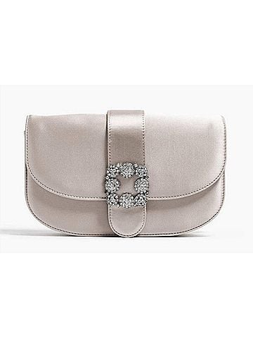 Pamela Munson Women's Babe Satin Evening Bag in Honey (view 1)