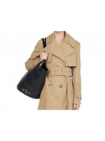 Freya Women's Flow Woven Large Tote in Black (view 2)