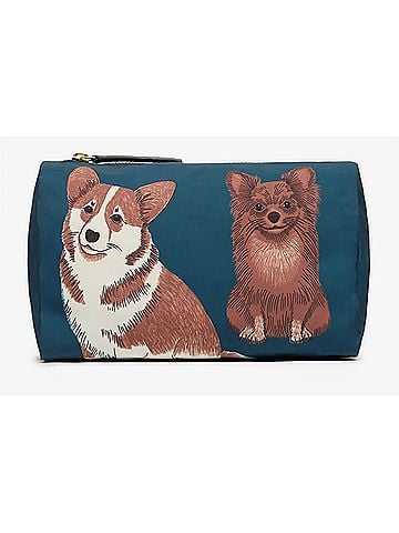 Inoui Editions Women's Toutou Dogs Case Bag in Blue (view 1)
