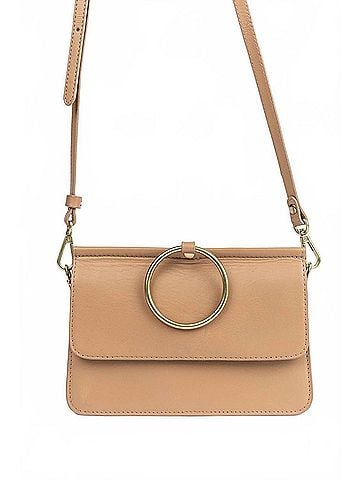 Joy Susan Women's Aria Ring Wristlet Bag in Tan (view 2)
