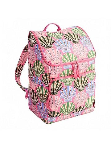 Vera Bradley Women's Cooler Backpack in Cottage Shells (view 1)