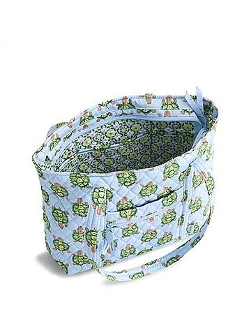 Vera Bradley Women's Small Original Zip Tote Bag in Slow Dance (view 2)