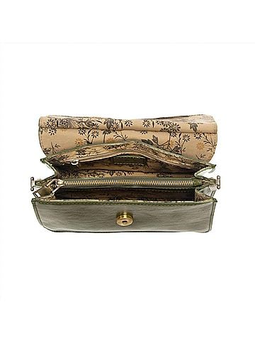 Joy Susan Women's Aria Ring Wristlet Bag in Eucalyptus (view 2)