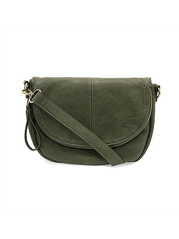 Joy Susan Women's Helene Saddle Crossbody Bag in Basil (view 1)