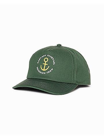 Toes On The Nose Women's Drinking Crew Hat in Army Green (view 1)