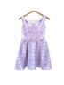 LoveShackFancy 100% Polyester Floral Purple Casual Dress Size 0 - photo 1