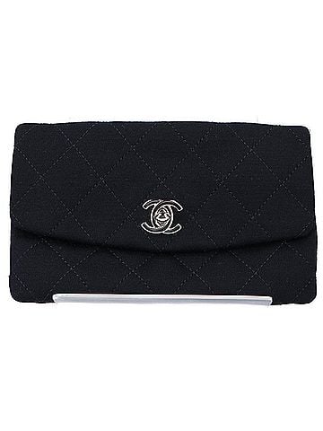 Chanel CHANEL Chanel 15 series Black 2011 Christmas Limited Edition Chain Wallet Long (No Coin Purse) - Women's (view 1)